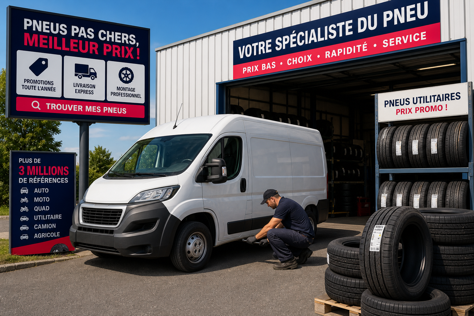Bien acheter vos pneus utilitaire sans dépasser votre budget